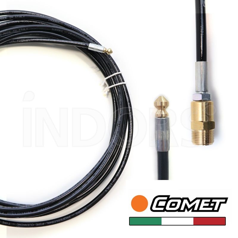 Pipe Cleaner Probe for Comet Pressure Washer Made in Italy