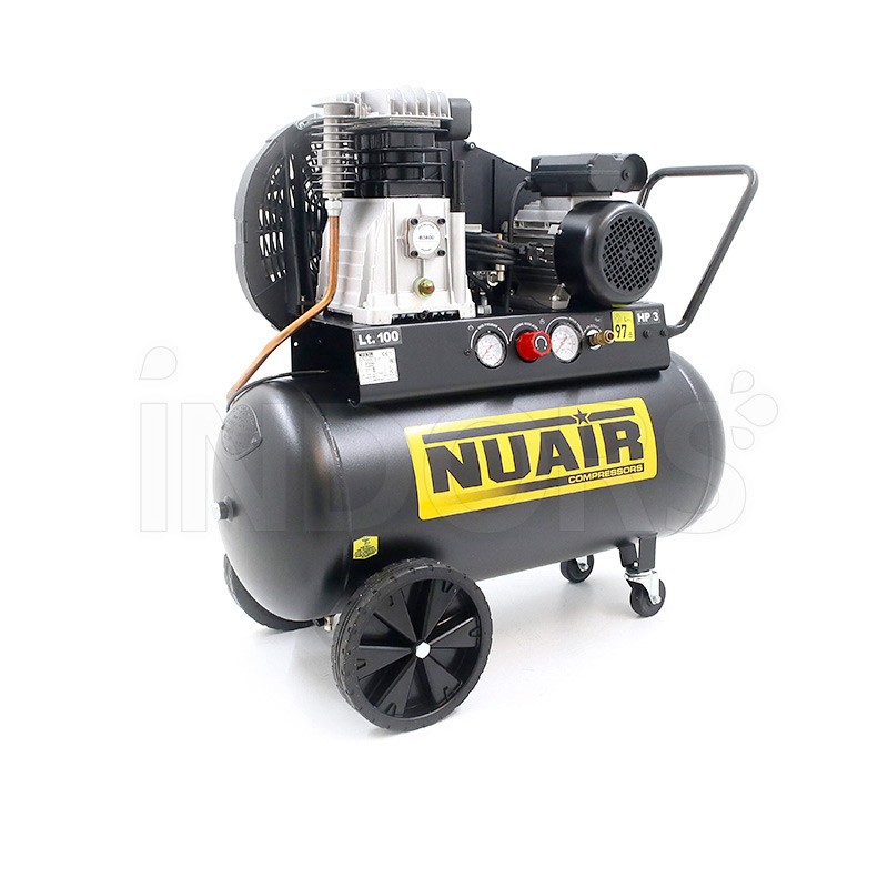 Nuair B3800B/3M/100 TECH - 3HP Belt-Driven Compressor