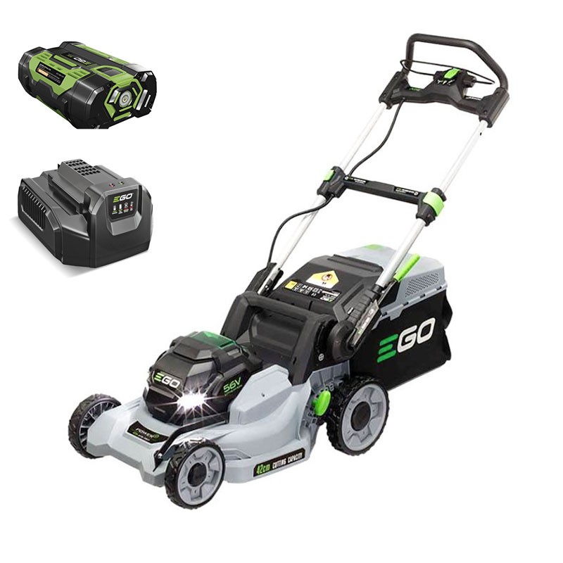 EGO LM 1701 E - Push Lawnmower - 2.5 Ah Battery Kit + Charger