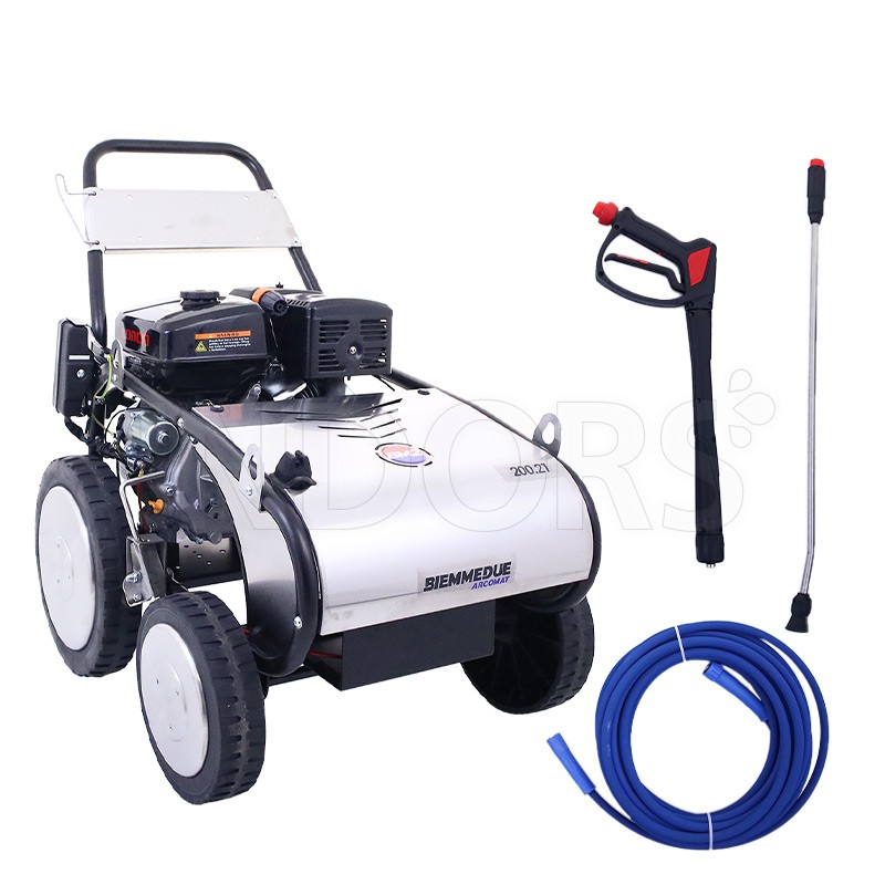 Biemmedue Mobile 200/21 L - Cold Water Pressure Washer with Loncin Engine