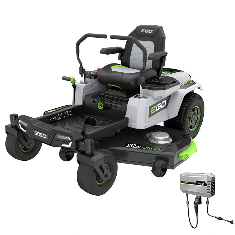 EGO ZERO TURN Z6 ZT5201E-L - 132 cm Ride-on Mower - Quick Charger