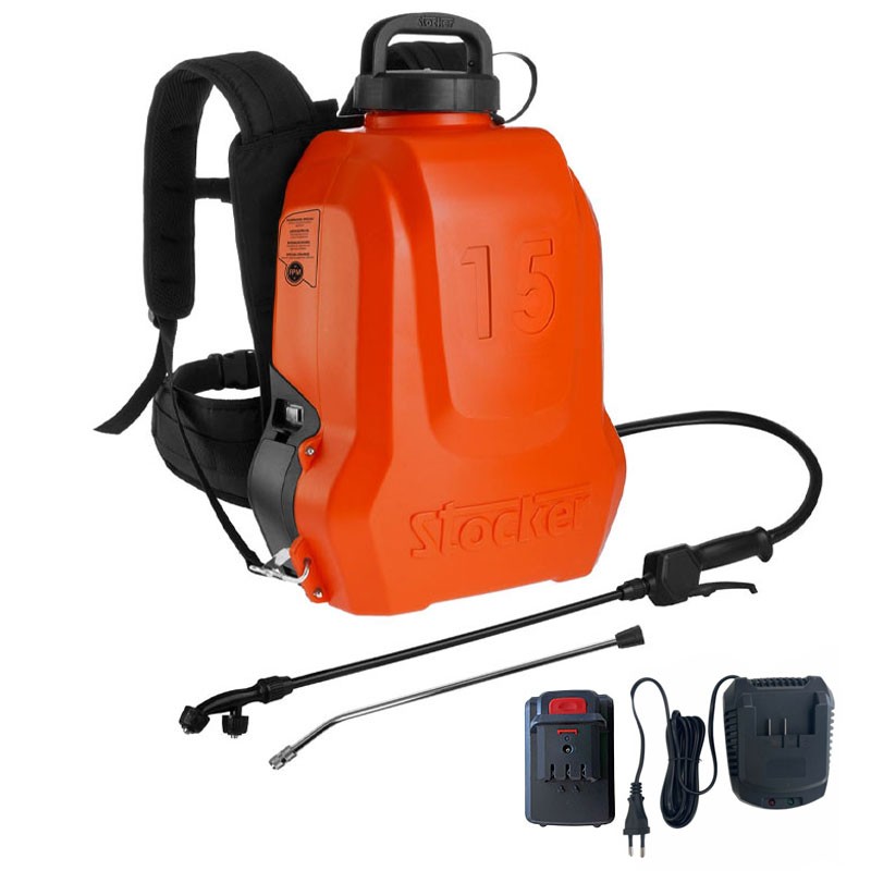 Stocker Nebla 403 - 15 L Backpack Pump - with Battery and Charger Included Stocker Nebla 403 - 15 L Backpack Pump - with Battery and Charger Included