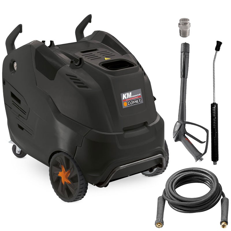 Comet KM Classic/Plus 8.16 16/200 T - Three-Phase Hot Water Pressure Washer 200 bar