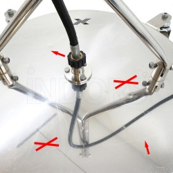 Turbo Devil TD 520 ESPOSITIVO - Lancia Lavasuperfici Inox - ingresso acqua 120°C