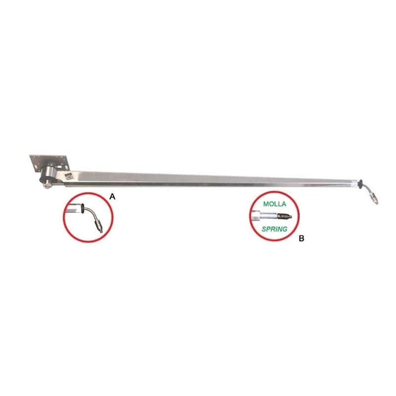 Rigid boom for ceiling mount