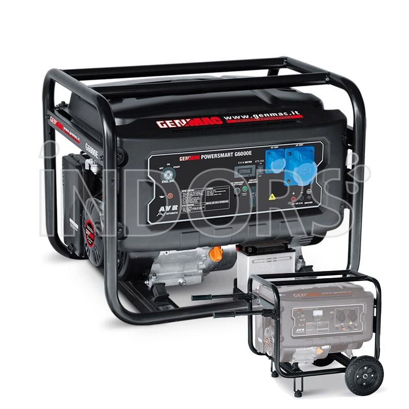 Genmac G6000E - Generatore di Corrente 6 kW Genmac G6000E - Generatore di Corrente 6 kW