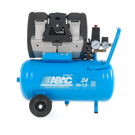 ABAC Pole Position OS15P - Portable Oilless Compressor for Home Use