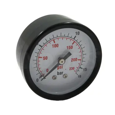 Abac 1127110030 Pressure Gauge for Air Compressors with 1/4'' Connection 230 bar