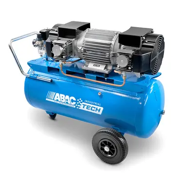 Abac Tech Pro ATF-S 4 100 10 - 4 HP Continuous Cycle Compressor in Single-Phase or Three-Phase Version