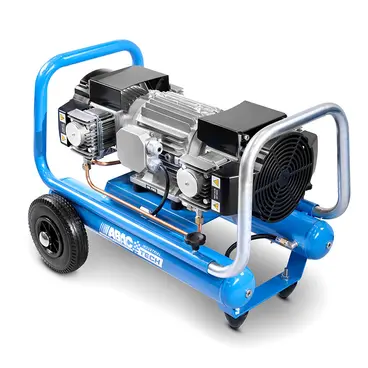 Abac Tech Pro ATF-S 4 5+5 10 - Continuous Cycle Air Compressor 10 bar 4 HP with 5+5 L Tank