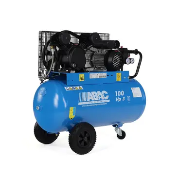 Abac VCF3/100 CM3 - 3 HP Single-Phase Piston Compressor with V-Twin Engine