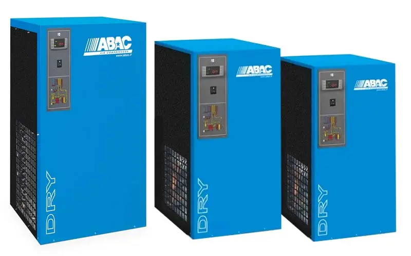 ABAC DRY versions from DRY 165 to DRY 360 - Compressed Air Dryer