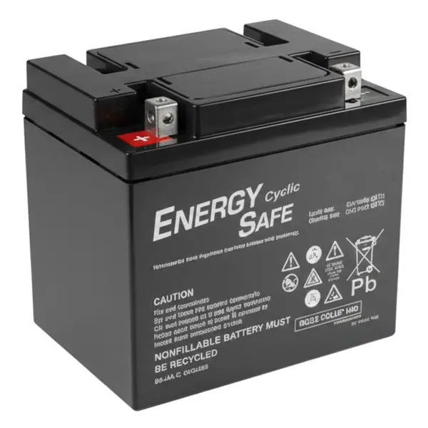 Accu Italia Energy Safe Cyclic 12V 56 Ah 00412552 - AGM Lead Battery for Electrical Applications