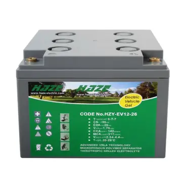 Accu Italia HZY12-26EV 7715120026 - 12V 25.7Ah Gel Battery for Electric and Professional Vehicles