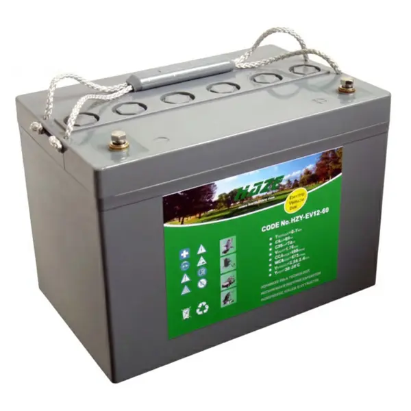 Accu Italia HZY12-60EV 7715120060 - 12V 74.8Ah Gel Battery for Electric and Professional Vehicles