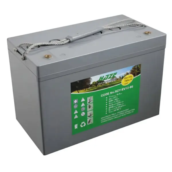 Accu Italia HZY12-80EV 7715120080 - 12V 75Ah Gel Battery for Electric Cars
