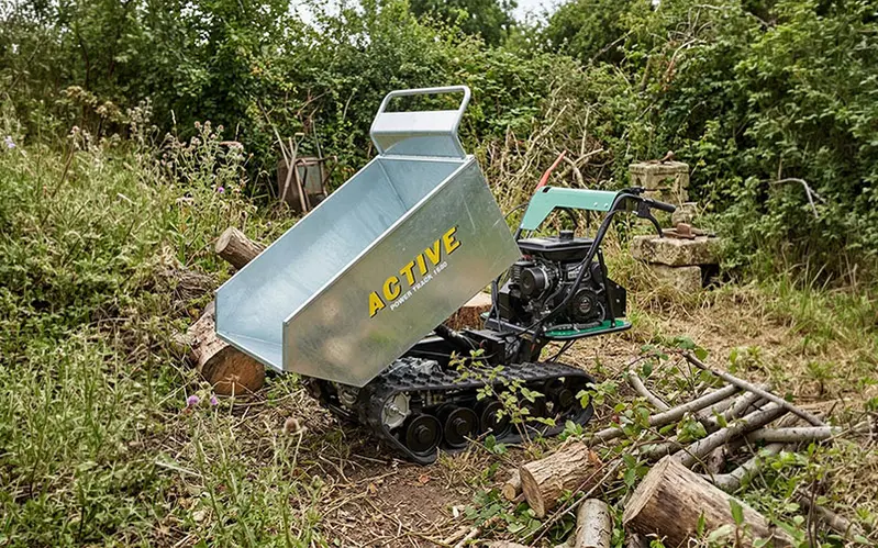Active 1600 Tracked Power Barrow with Dumper Body - Capacity 600 Kg
