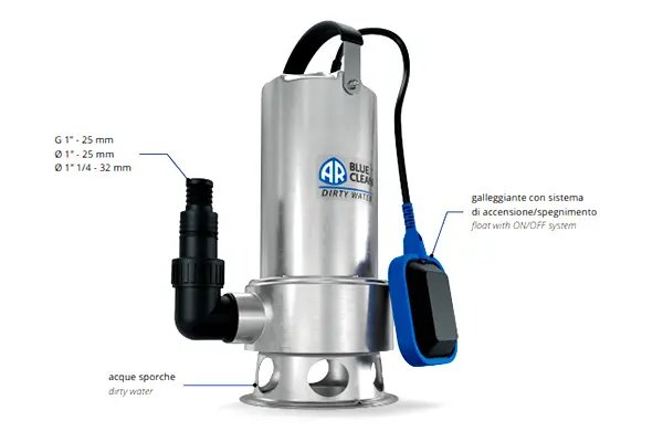 Annovi Reverberi ARUP 1100XD - Submersible Pump Operation
