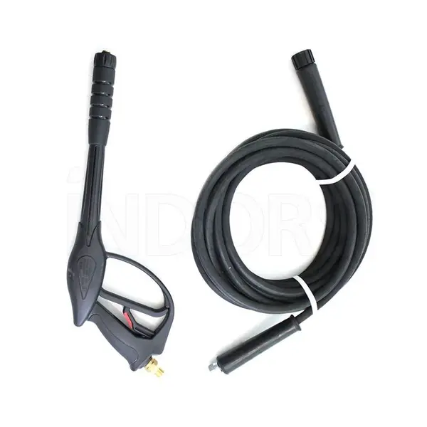 Equipment: Spray gun, lance with nozzle holder, 5 m power cable, 10 m high pressure hose, instruction manual