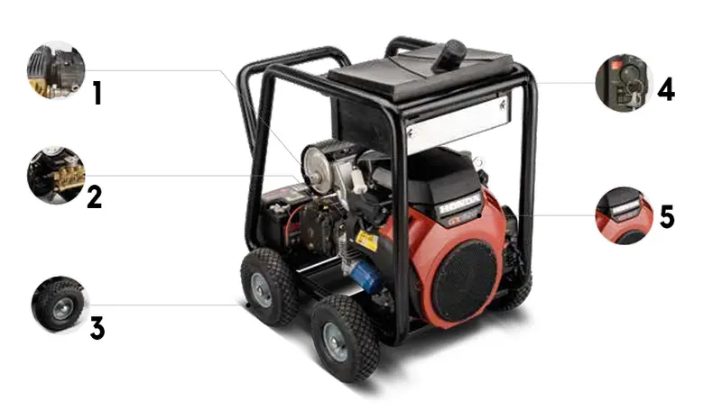 Annovi Reverberi Storm 500/15 - 500 bar Cold Water Pressure Washer