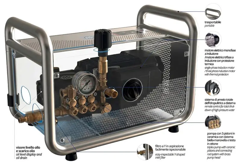 Annovi Reverberi 1220 Dual Pro 15859 - Professional Hot Water Pressure Washer 200 bar