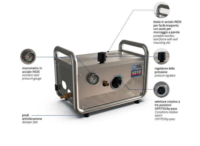 Annovi Reverberi 1220 Dual Pro 15859 - Professional Hot Water Pressure Washer 200 bar
