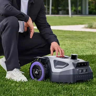 Anthbot M5 Pro - Boundary Wire-Free Robotic Lawnmower with 360° LiDAR + RTK & NetRTK + Dual Vision AI