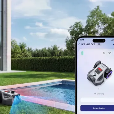 Anthbot M5 Pro - Boundary Wire-Free Robotic Lawnmower with 360° LiDAR + RTK & NetRTK + Dual Vision AI
