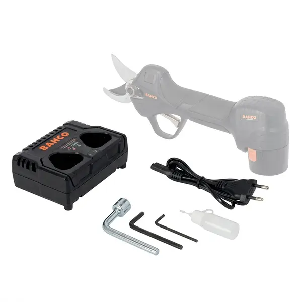 BAHCO BCL226 - 26 mm Battery Pruning Shears for Thin Branches and Small Vines