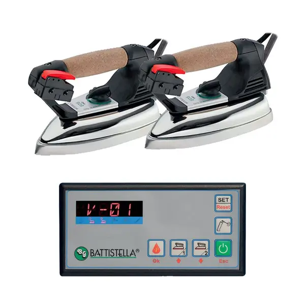 Battistella Saturno V - Steam Generator with 2 EOS PRO Irons and Control Console