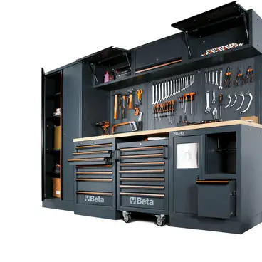 Beta C45PRO 2.0 - 61.5 cm Workshop Worktop with 268 Tools Included