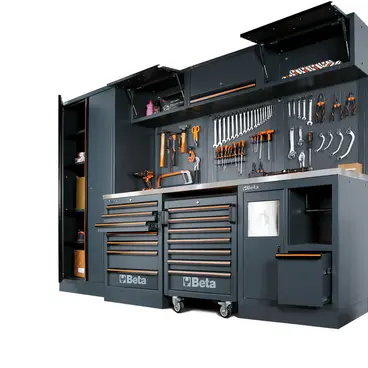 Beta C45PRO 2.0 X/268UT 00045009158 - 61.5 cm Workshop Worktop with 268 Tools Included