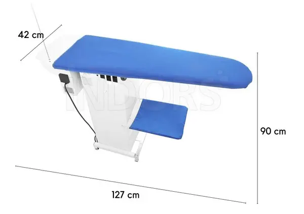 total size Bieffe Farinelli BF105 Forever - Vacuum Blowing Ironing Board