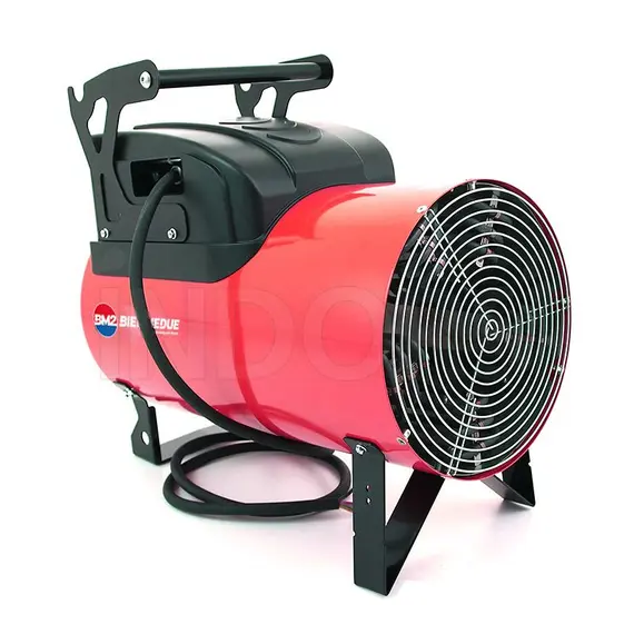 Industrial Electric Stove Biemmedue EK 10 C is a small professional/industrial electric hot air generator, similar in structure to the GP models, they are powered by electricity. In fact, instead of the burner there are electrical resistances which guarantee the heating of the air conveyed by the fan.