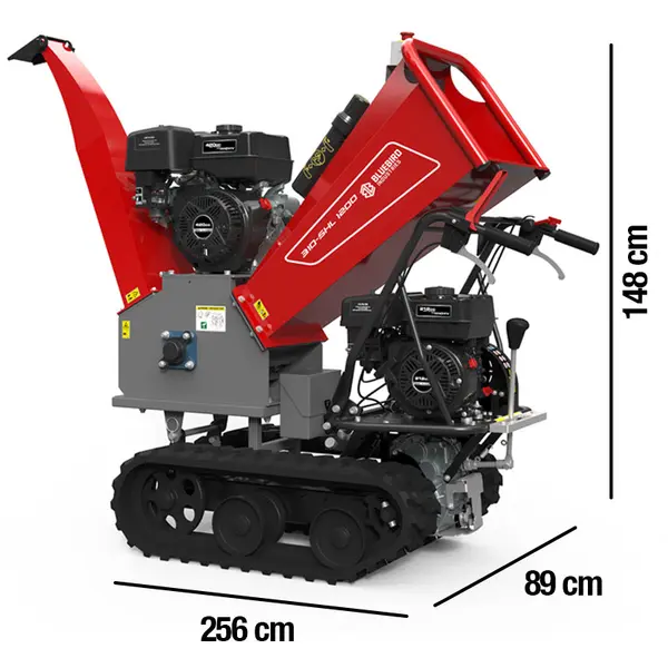Bluebird 310-SHL 1200 - Tracked Wood Chipper for 120 mm diameter branches