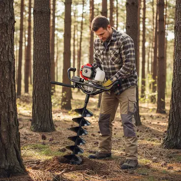 Bluebird NEA 521-ESS 888430 - Professional Earth Auger with 4-Stroke Petrol Engine