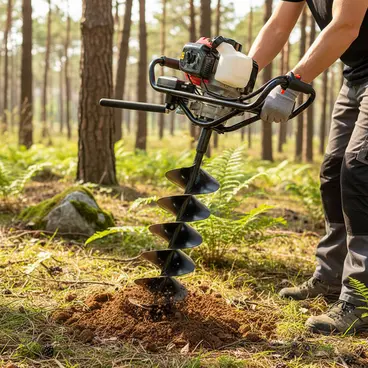 Bluebird NEA 521-ESS 888430 - Professional Earth Auger with 4-Stroke Petrol Engine
