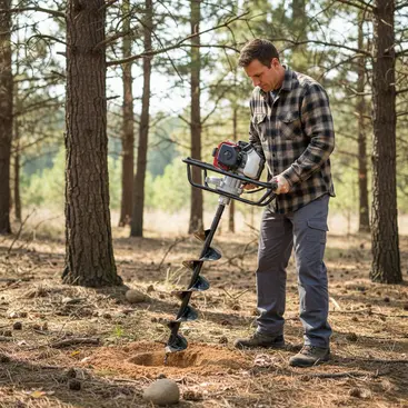 Bluebird NEA TJ 45 E 874240 - Professional Earth Auger with 2-Stroke Petrol Engine