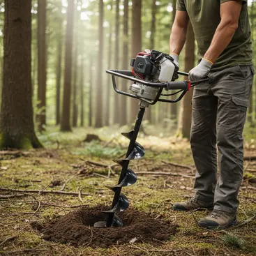 Bluebird NEA TJ 45 E 874240 - Professional Earth Auger with 2-Stroke Petrol Engine