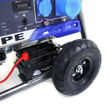 solid transport wheel CGM 9000SPE - Professional 7.2 kW Emergency Generating Set