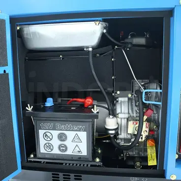 internal engine battery CGM S9000 DUAL - Professional Single-phase and Three-phase Generator