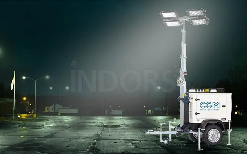 CGM FX Multi LED Metal Halide Light Tower Autonomy up to 210 h