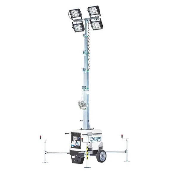 CGM TP Multi LED Lighting Tower with 7 m Telescopic Pole
