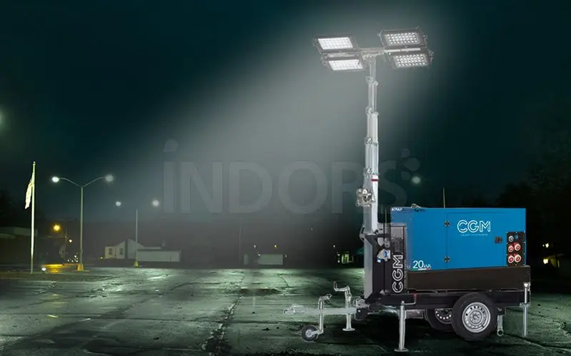 CGM URCV4-320L Multi LED Light Tower Night Lighting