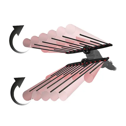 Castellari Tornado Carbon L V3 - Shaker with Telescopic Pole and 3.3 m Carbon Tines