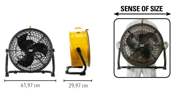 CFG CT003 HVD-18 AC CAT - Warehouse Fan CAT HVD-18AC Ø 45 cm