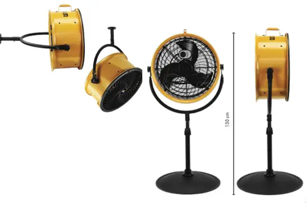 CFG CT008 - CAT HVPD-18AC Pedestal Fan Ø 45 cm