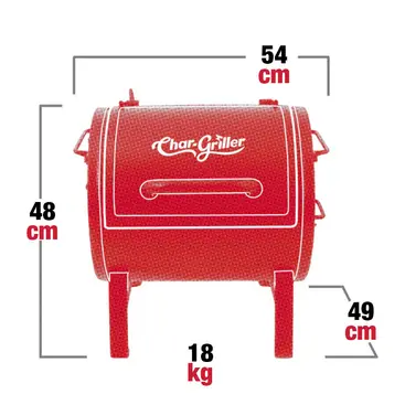 Char-Griller E82424 - Side Smoker Grill and Portable Tabletop Grill