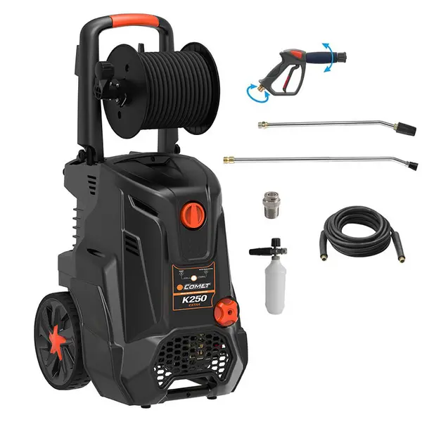 Comet K250 13/190 T Extra - Professional Cold Water Pressure Washer 190 bar