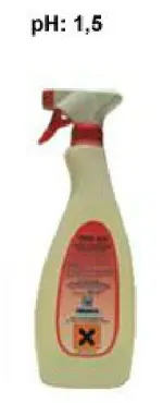 detergent for sanitary cleaning - cleaning limescale and soap residues